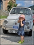 Jindra Matulová -Malé auto a malá modelka