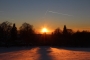 Jan Hegeď -Zimní západ Slunce