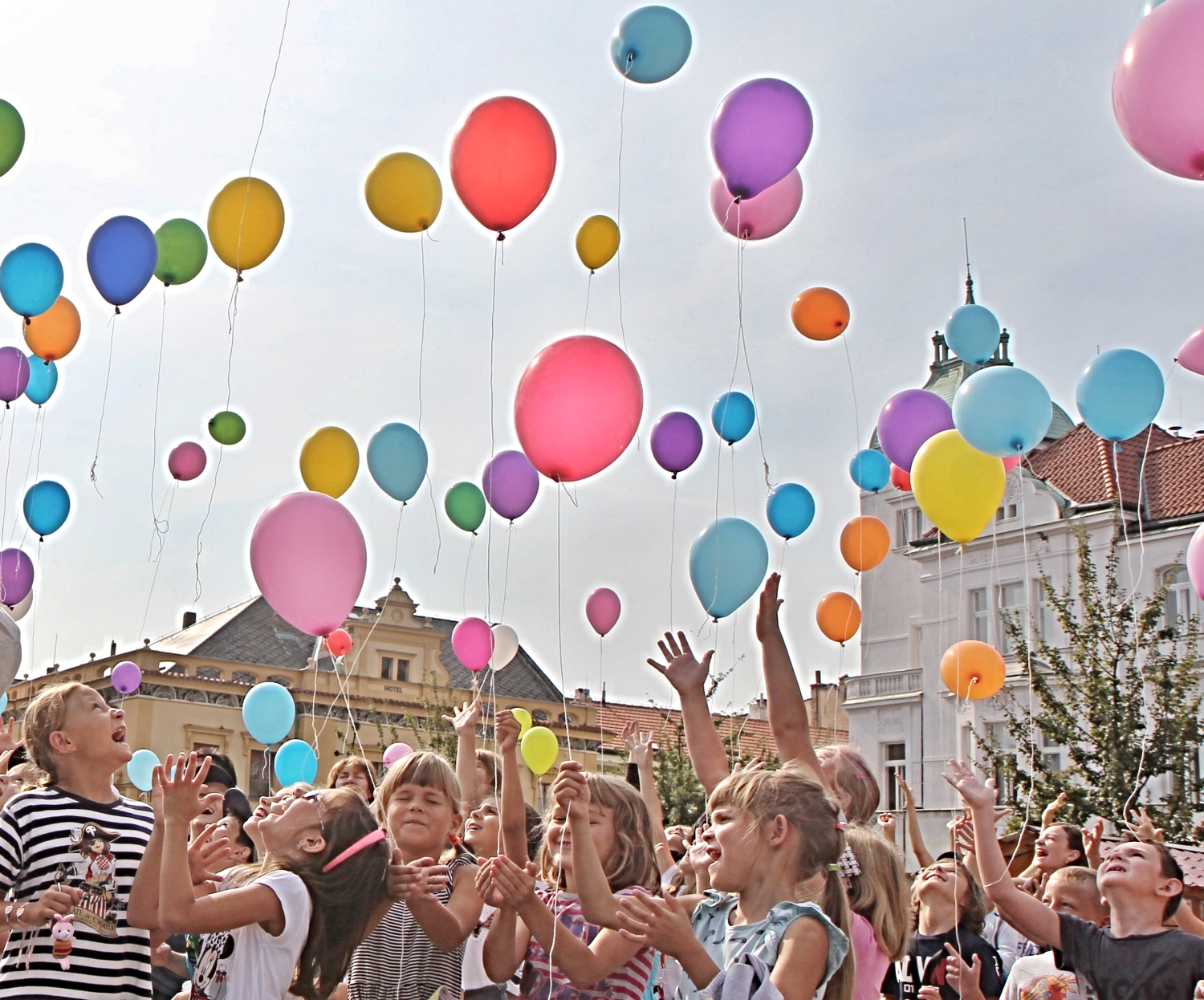 každý balonek jedno přání