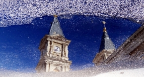 Voda a její odrazy - Ostravská katedrála