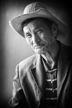 Portrét  - Kovboj z Kyrgyzstánu