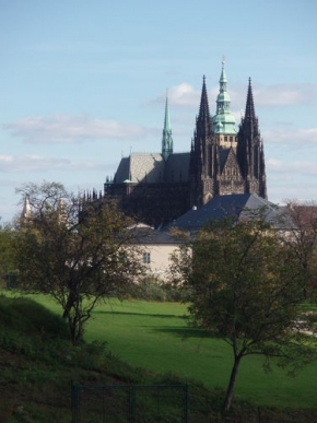 Moje město, můj kraj - Pražský hrad - pohled od Brusnice