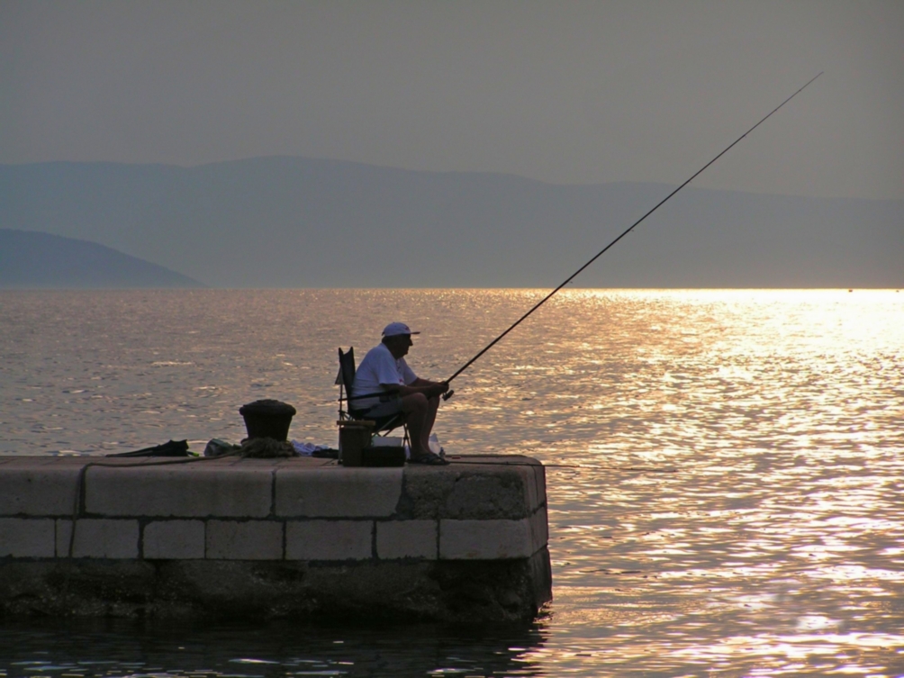 Rybář,Stara Baška,Chorvatsko