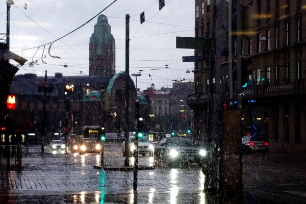 Deštivé Helsinky