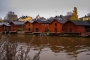 Finské dřevostavby v Porvoo
