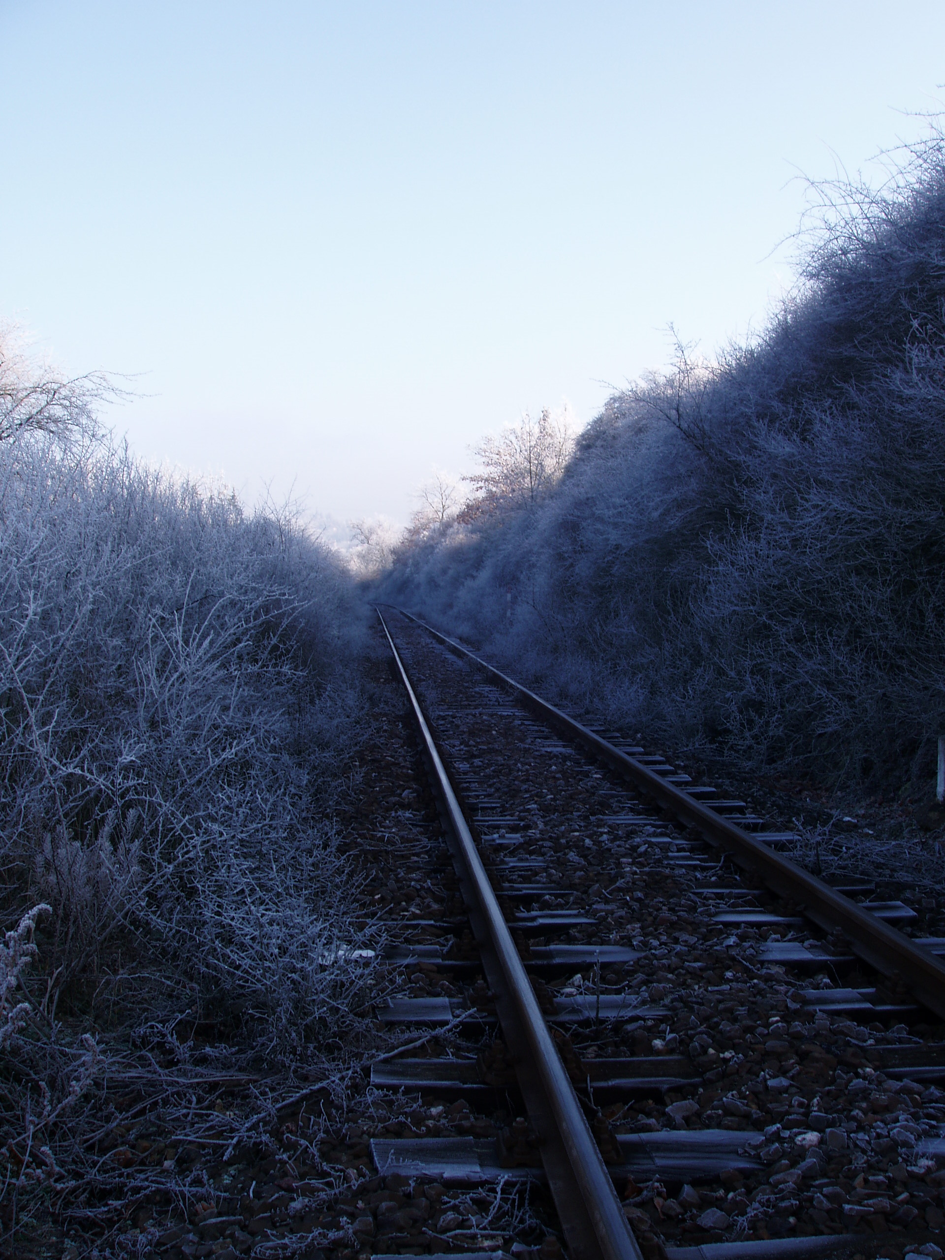 Zima i na kolejích