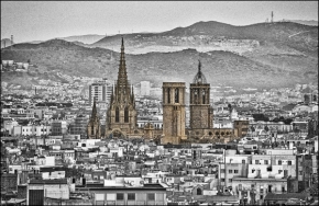 Fotogenická architektura - Barcelona - Katedrála "Santa Creu"