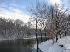 Monika Kymlová - Zima u řeky