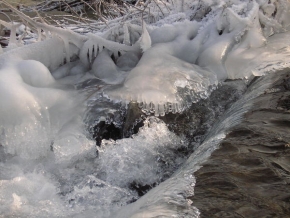 Richard Krob - Pstruhový potok v zimě