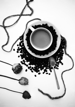 Tóny černé a bílé - Fotograf roku - Junior - VIII.kolo - Káva