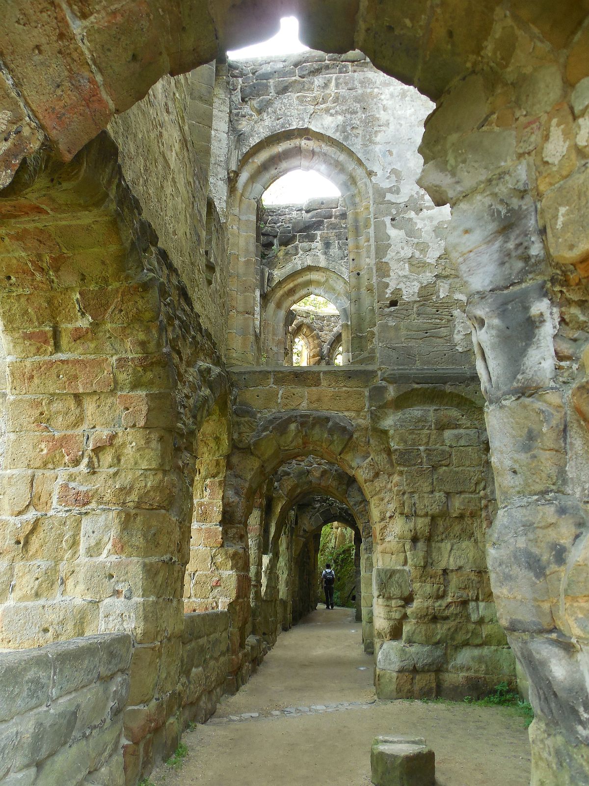 zbytky gotického kláštera Oybin