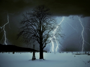 Dana Klimešová - zimní bouře
