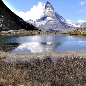 Jaroslav Semotán - pophled na Matterhorn od jezera