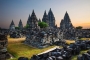 Prambanan po západu