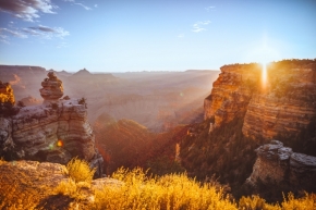 Na horách, ve skalách a v kopcích za úsvitu - Grand Canyon