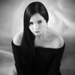 Černobílý portrét - Sandra