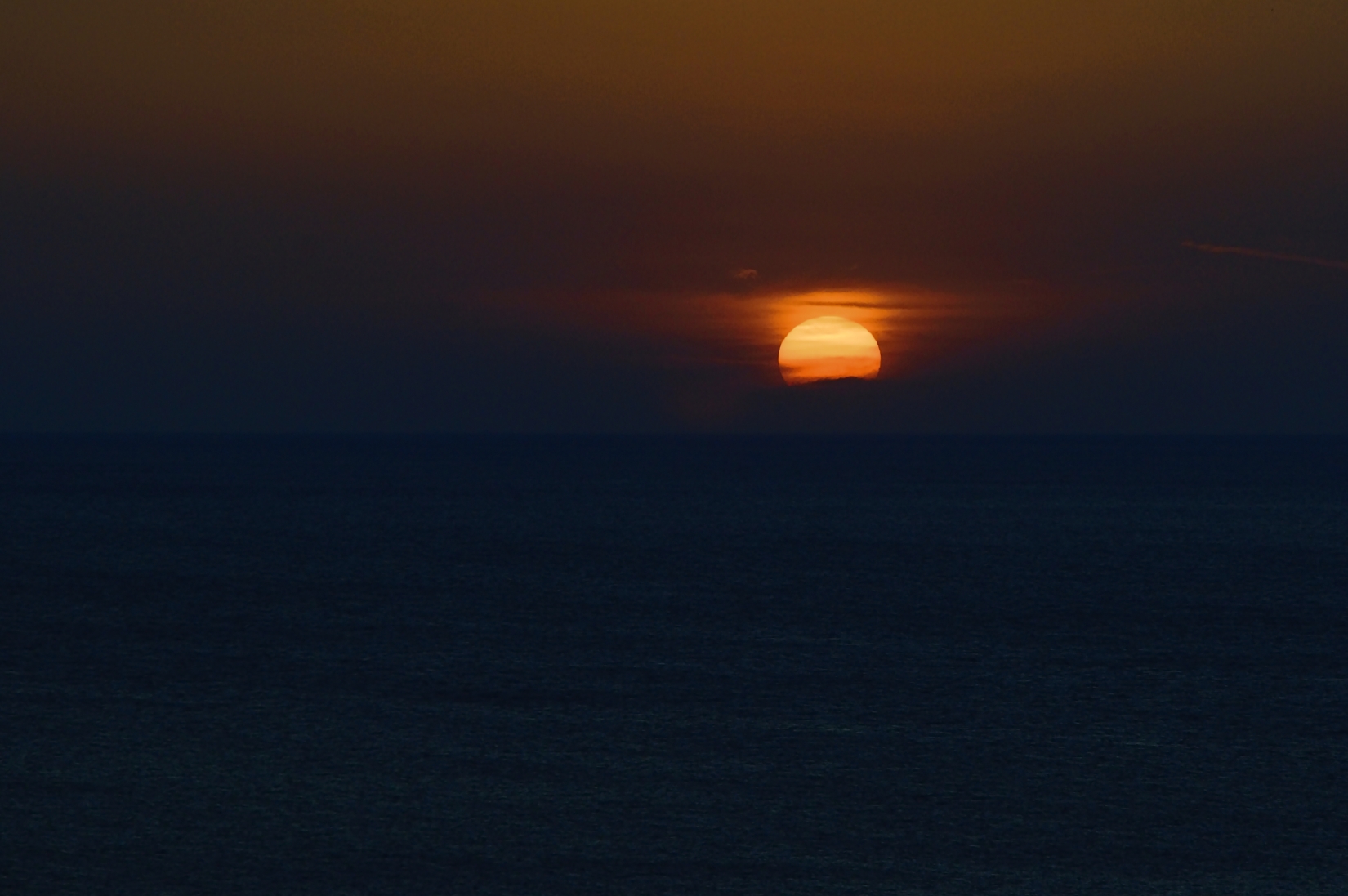 Západ slunce u moře