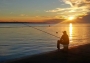 Jana Aertsová -Západ slunce s rybářem