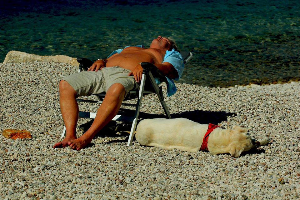 Spánek u jezera Lago di Garda
