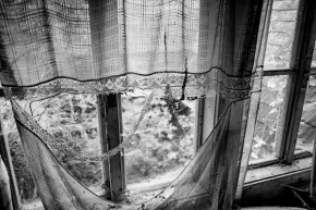 Pohled z okna - Fotograf roku - Kreativita - I.kolo - Záclonový úsměv