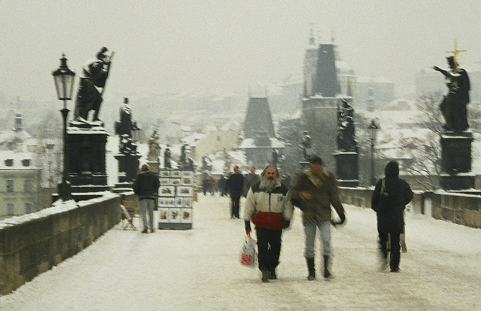 Sněžný muž v Praze
