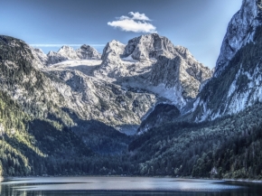 Krajina mých snů - Dachstein od Gossausee
