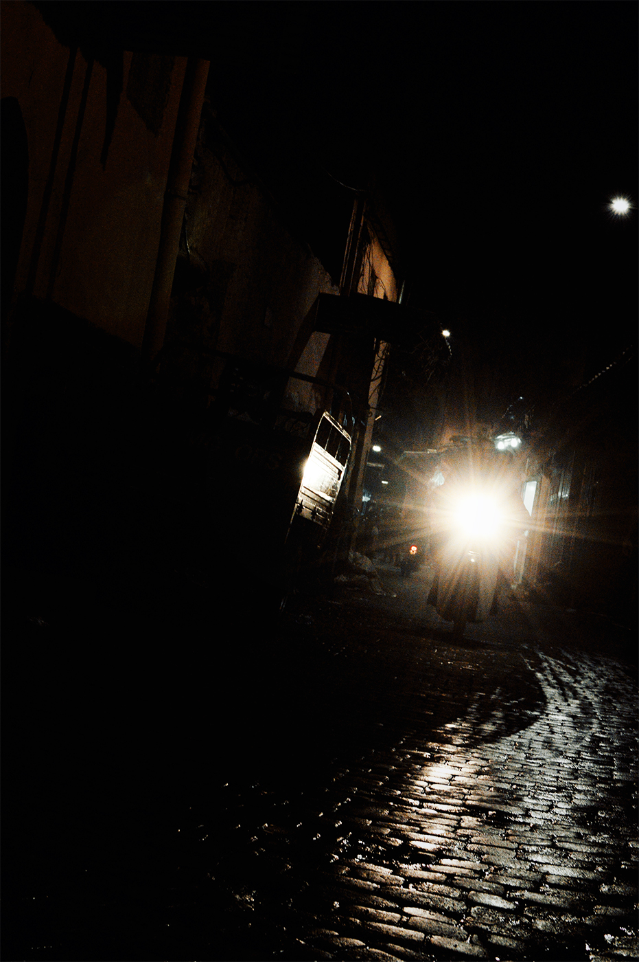 Night street ride