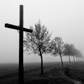 Černobílý příběh - křížek na Vysoké