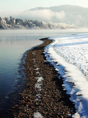 Kouzlení zimy - Fotograf roku - kreativita - Pláž Měřín
