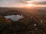 přečerpávací elektrárna při západu