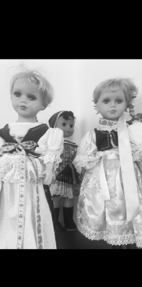 Černobílá - panenky
