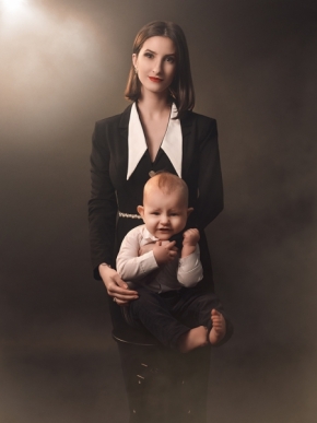 Portrét - Máma a syn