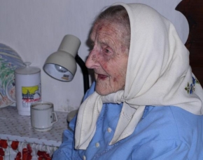 Portrét opravdového člověka - 100 let - babička z Vlčnova