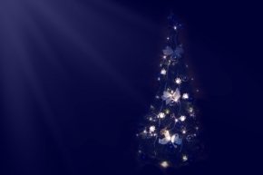 Vánoce  - modrá