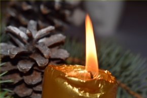 Vánoce  - adventní svíčka
