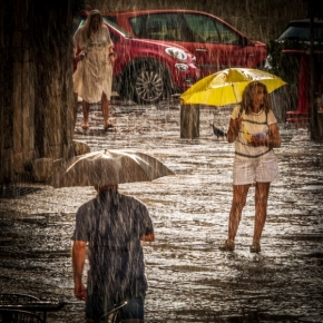 Street - V dešti