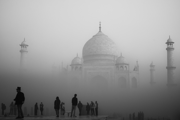 Ráno u Taj-Mahal