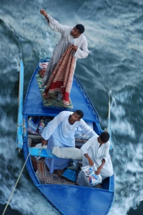 Pohyb bez motoru - Bazar na Nilu