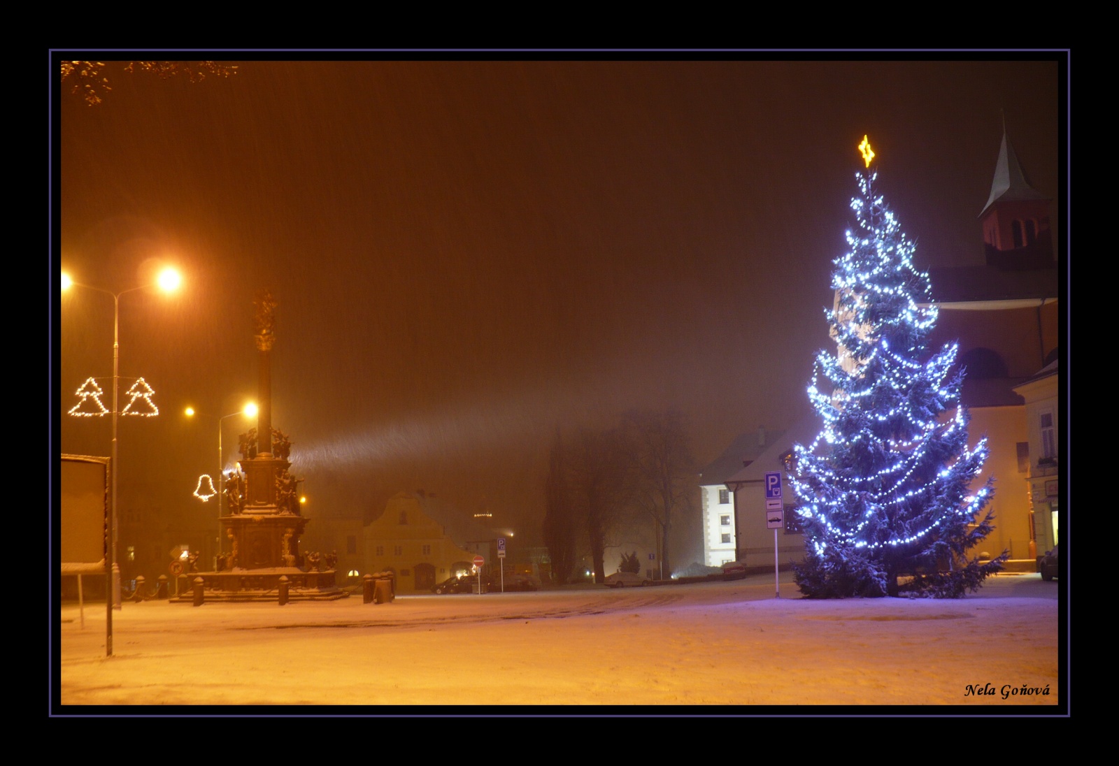 Vánoční náměstí v Letohradě