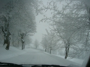 Kouzlení zimy - V teple auta