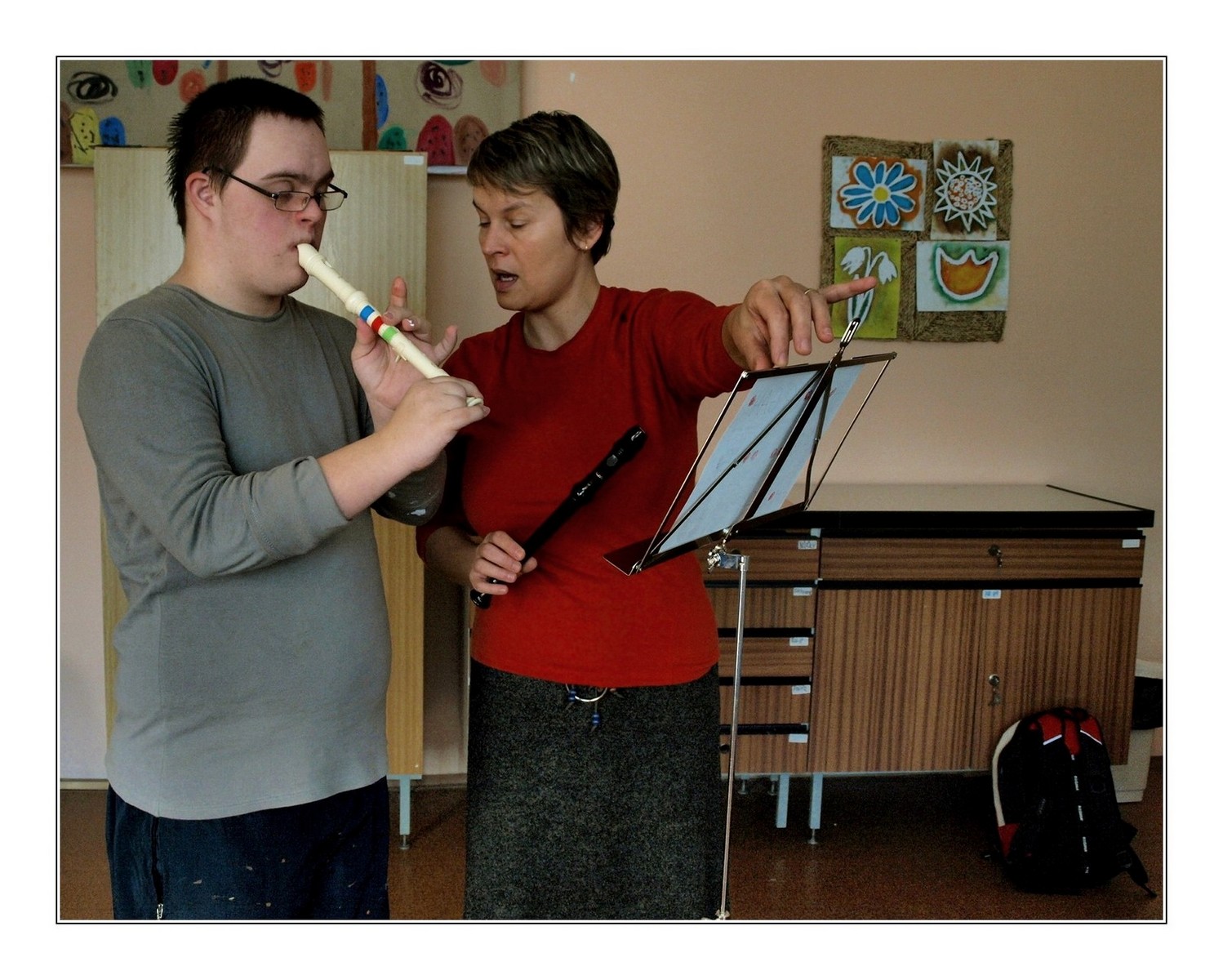 Výuka hry na flétnu