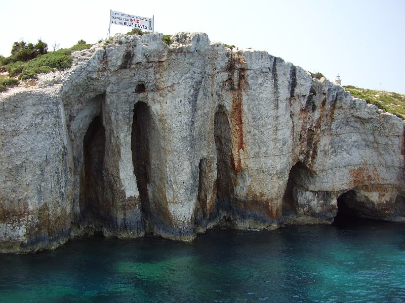 Modré jeskyně - Zakynthos