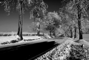 Černobíle… - Zima na Čertově hrbatině