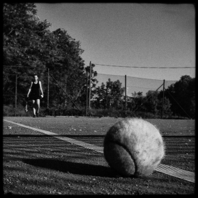 Černobíle… - Fotograf roku - kreativita - Tenis