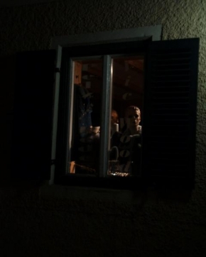 Miroslav Valenta - Kitzbuhel v noci - okno