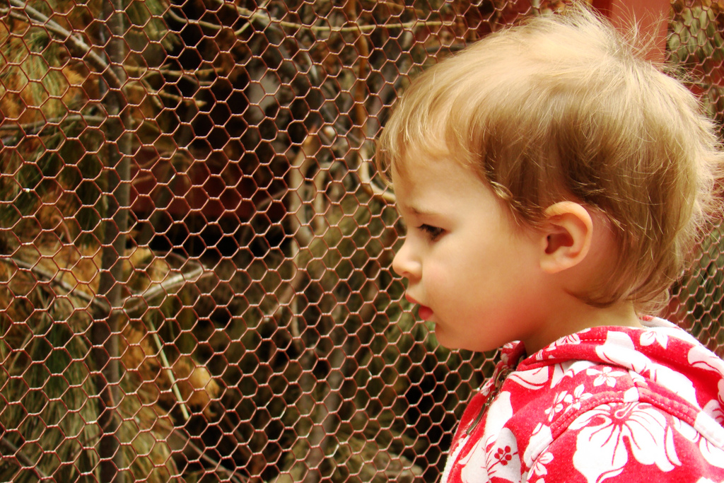 Mia v botanickém skleníku