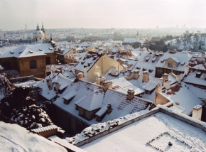 Kouzlení zimy - Malostranské střechy-zima