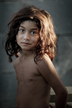 Portréty dětí - V Bystranech