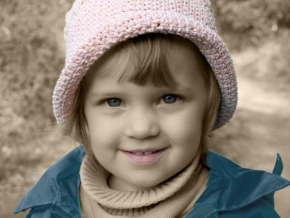 Portréty dětí - Klárka