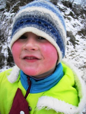 Portréty dětí - I zima hraje všemi barvami